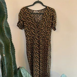 REFORMATION FLORAL JUMPSUIT